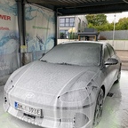 Erlkönig des neuen Ioniq 6 gut getarnt mitten in Deutschland aufgetaucht….